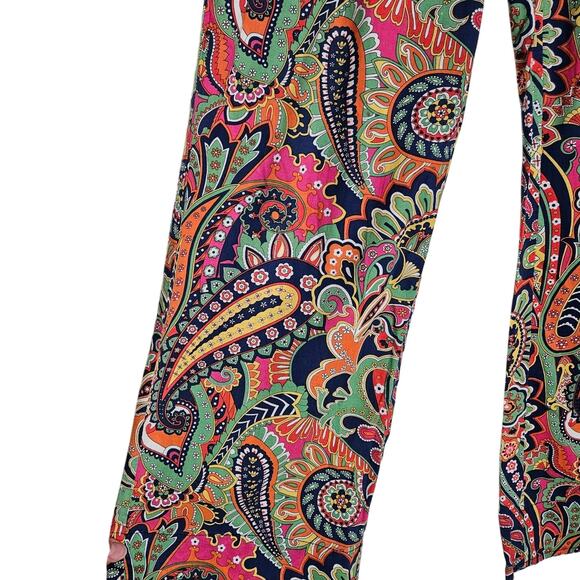 Vera Bradley Womens Venetian Paisley Cotton Pajama Pants Size M Retired Pattern - Picture 5 of 12